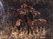 Nicolae Grigorescu Gypsies with Bear Sweden oil painting artist